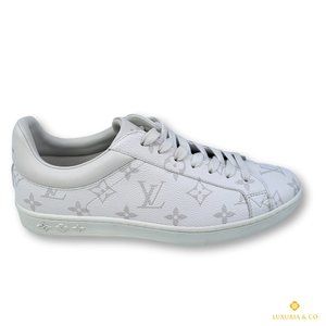 Louis Vuitton Men's White Monogram Luxembourg Sneaker